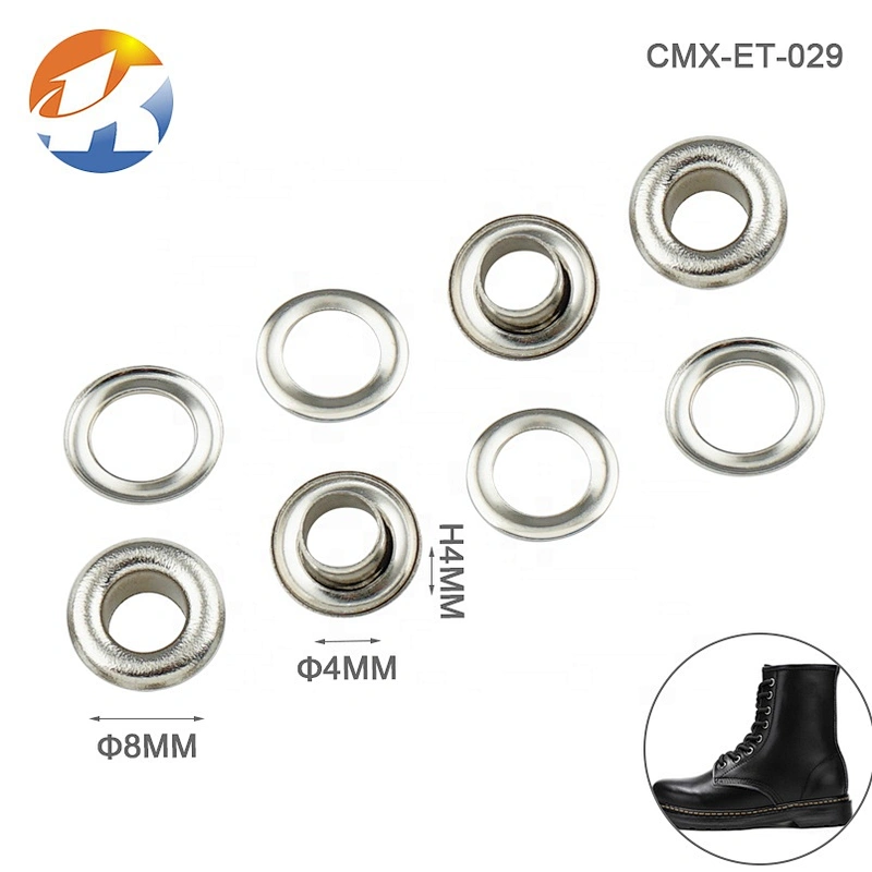 Factory Direct Color Custom Iron Metal Eyelet, Nickel Metal Grommet For Shoes Clothing