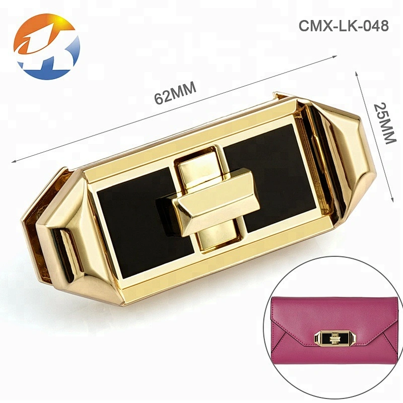 Guangdong Supplier Custom Metal Bag Accessories Twist Lock