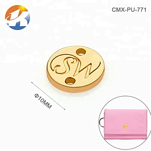 Hollow Logo Small Hanging Garment Shoes Metal Brand Logo
