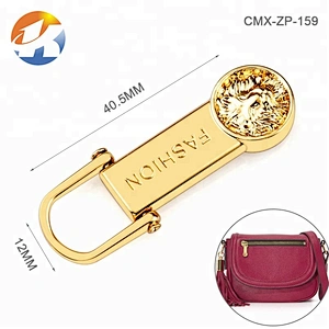 Bag/Handbags/Puller/Clothing Accessories Fashion Metal Zipper Pulls, Custom Zinc Alloy Metal Zipper Puller