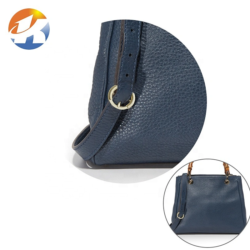 New Product Wholesale Stylish Circle Metal Pin Center Buckle, Custom Round Light Gold Metal Pin Buckle for Bags