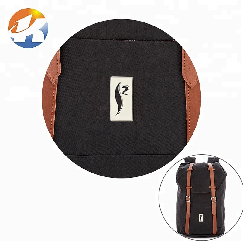Bag Hardware Custom Cut Out Logo Style Metal Plate Logo