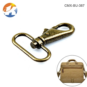1.5 Inches Zinc Alloy Metal Bag Snap Hook, Antique Brass Color Swivel Snap Hook Buckle for Dog Collar