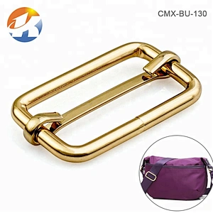 Custom Gold Bag Accessories Adjustable Metal Buckle