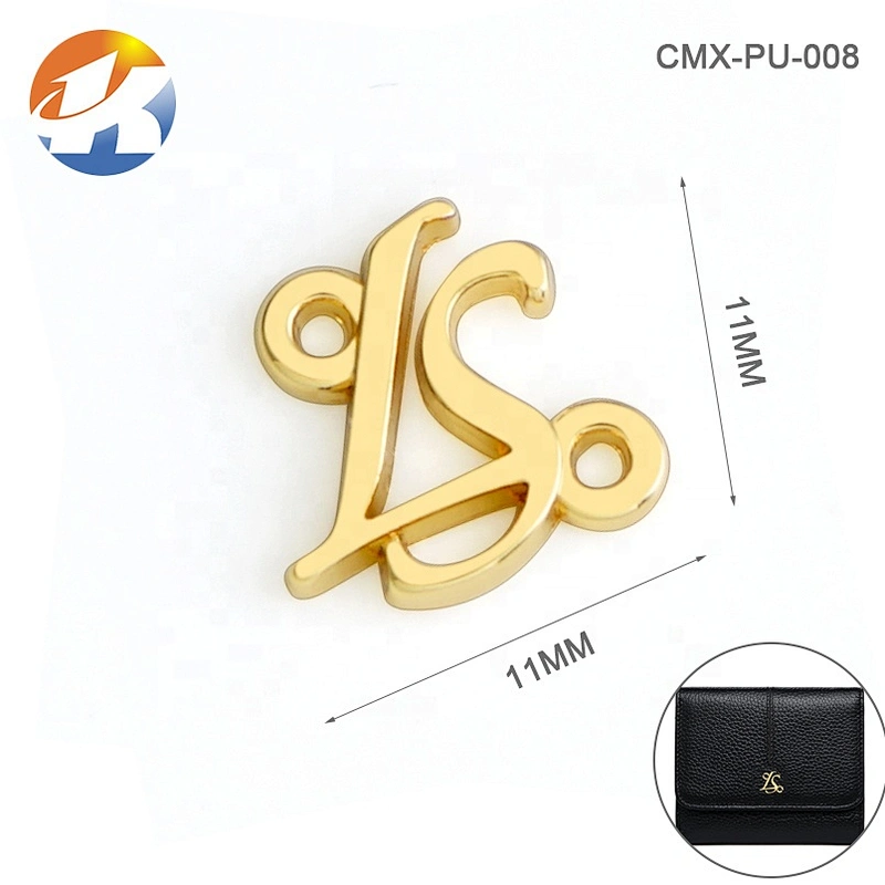 Clothing Abaya Custom Small Metal Letter Plate Logo Sew for Bags, Gold Metal Clothing Logos Label for Clothes Bikini Swimwaear