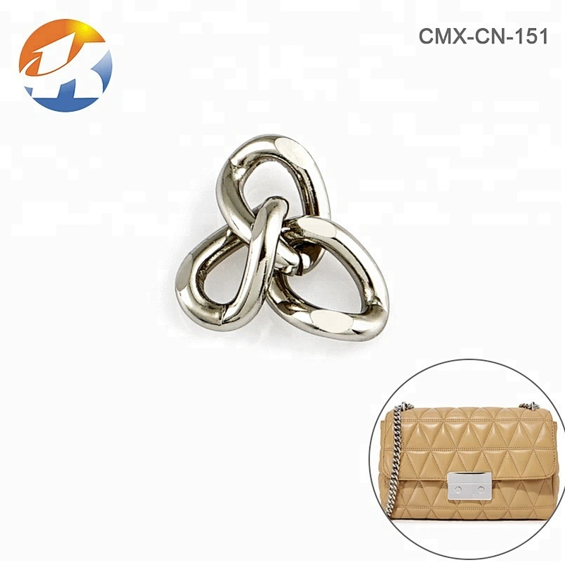 12mm Width Nickel Iron Metal Chains For Bag