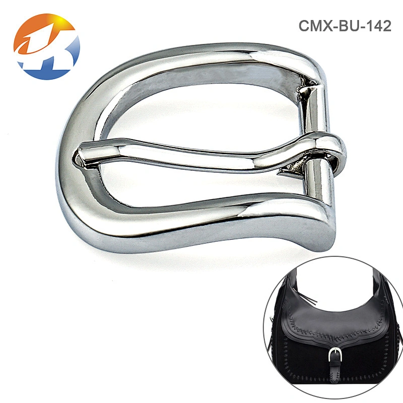 Custom Nickel Plating Metal Pin Belt Buckle, Wholesale 25mm Metal Pin Buckle for Belt