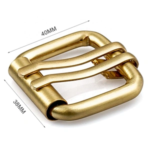 OEM ODM High Quality Zinc Alloy Metal Pin Roller Buckle, Custom New Design Adjustable Metal Pin Buckle with Logo for Bags