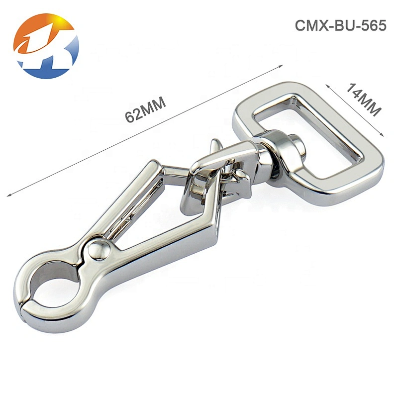 High End Accessories Shiny Silver Metal Hook For Bags