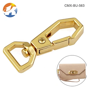 High End Handbag/Purse Hardware Gold Metal Snap Hook