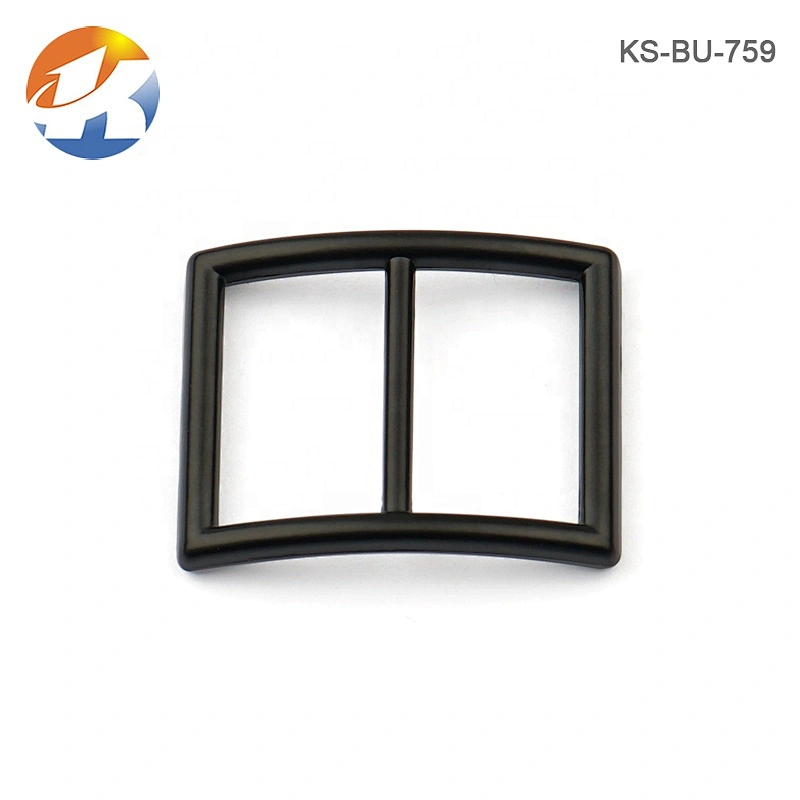 Wholesale Cheap Alloy Matte Black Metal Buckle, Custom Hat Adjuster Metal Buckle for Cap