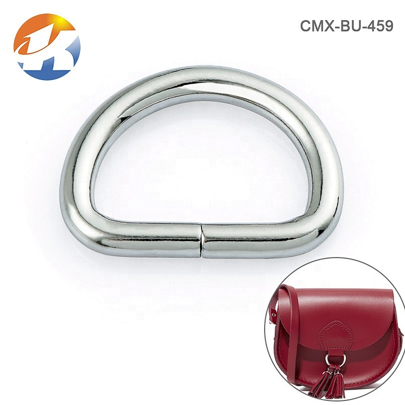 Factory Direct Best Price Wholesale Nickel Iron Metal D Ring Buckle for Backpack