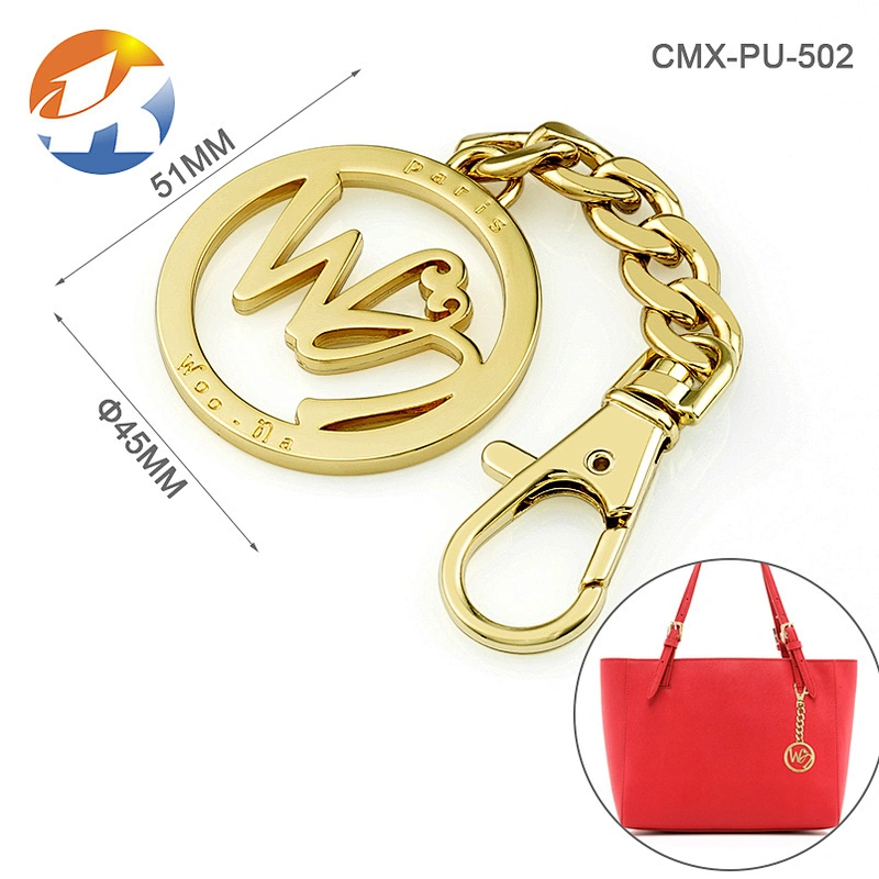 VIP Embossed Logo Hanging Bag Brand Logo Metal Tag