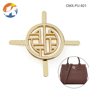 Custom Silver Round Metal Name Tag, Metal Logo Tag for Handbag and Wallet
