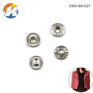 Custom Iron Metal Snap Buttons For Coats, Garment Accessories Cheap Press Button