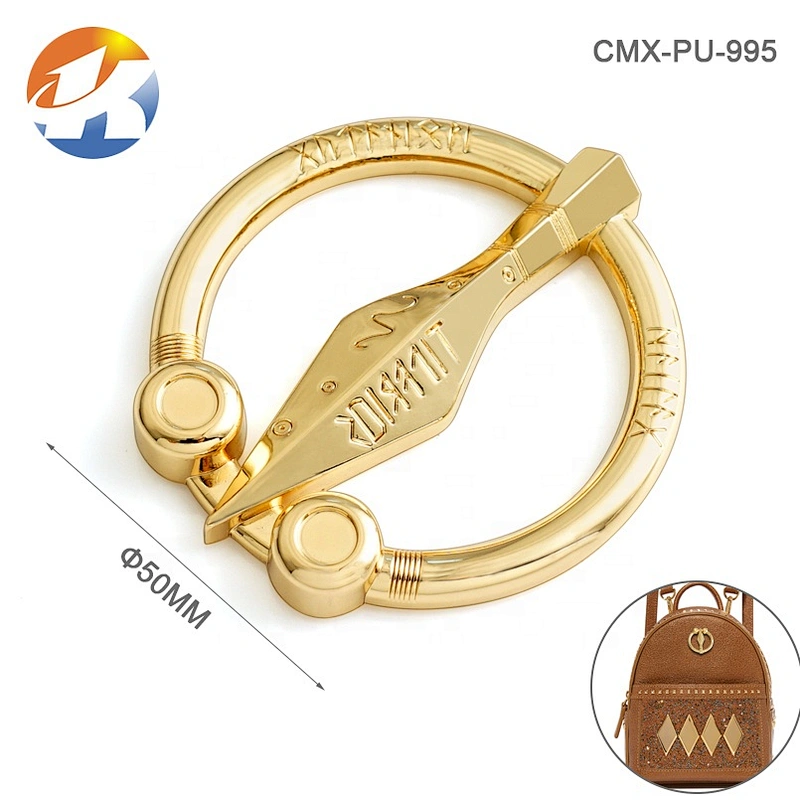 Professional Custom Engraved Bag Logo Metal Plate Handbag Brand Logo Metal Label