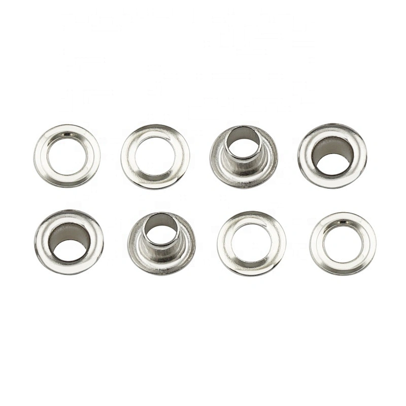 Custom Garment Accessories Metal Eyelet, Iron Round White Painted Metal Grommet For Clothing