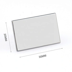 Wholesale Zinc Alloy Nickel Blank Metal Label Plate for Handbags, Bag Hardware Metal Name Tag