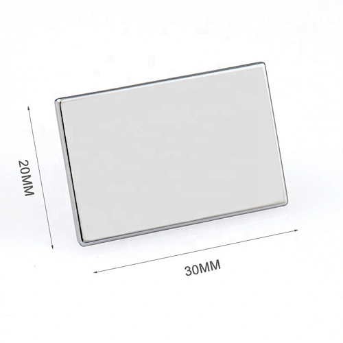 Wholesale Zinc Alloy Nickel Blank Metal Label Plate for Handbags, Bag Hardware Metal Name Tag