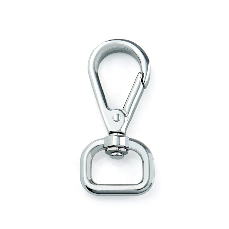 Wholesale Zinc Alloy 11mm Metal Swivel Lobster Hook, Metal Spring Snap Clasp, Silver Metal Snap Hook For Bag