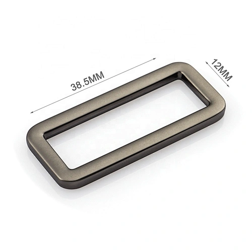 High-Quality Custom Alloy Matt Gunmetal 1.5 Inch Metal Buckle for Bag and Backpack