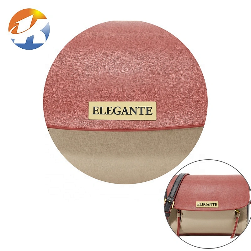Hot Sale Bag Hardware Gold Metal Nameplate, Custom Metal Logo Label for Handbags*