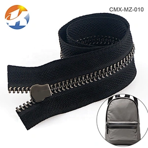 High End Handbags Hardware Custom Metal Zipper with Gunmetal Tooth for Clothing
