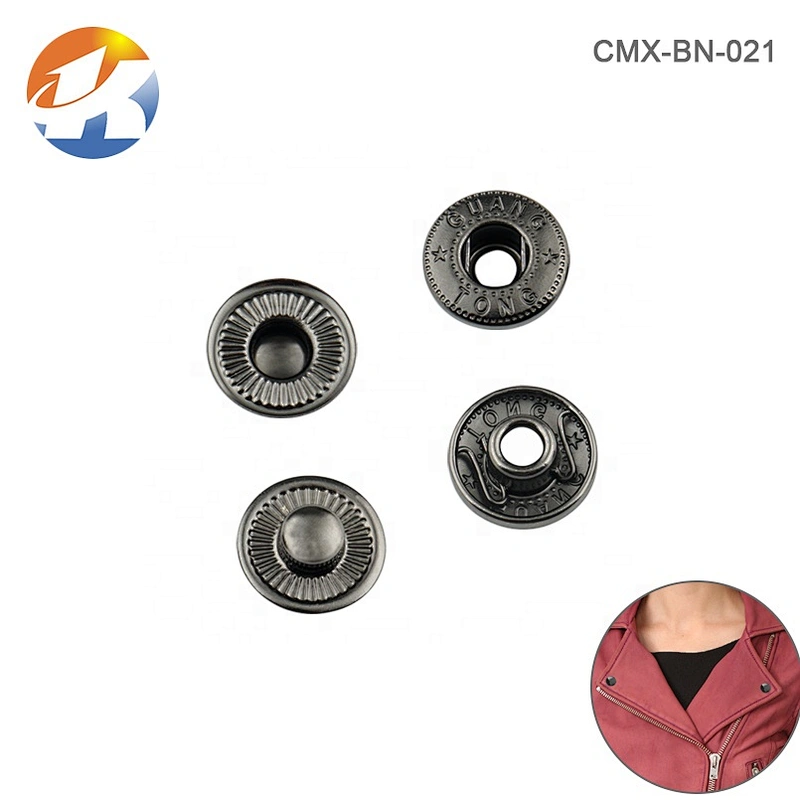 Wholesale Factory Price Gunmetal Snap Button, Custom Press Botton For Clothing Jeans