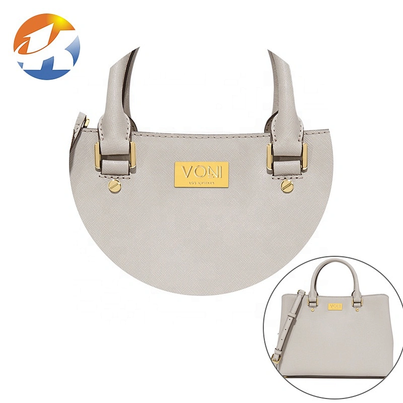 Zinc Alloy Die Cast Metal Engraved Logo Label, Custom Gold Metal Plate Logo for Handbag
