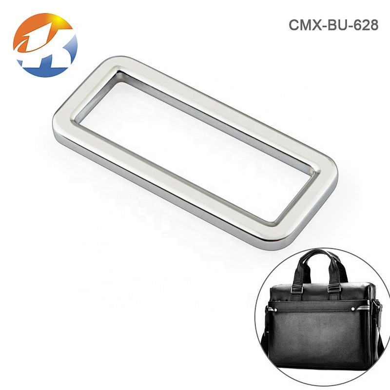 High Quality Bag Accessories Square Metal Buckle, Custom Silver 1.5 Inch Metal Bag Buckle for Handbags