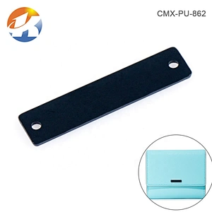China Manufacturer Custom Metal Name Plate For Clothing, Swing Black Metal Label for Garment