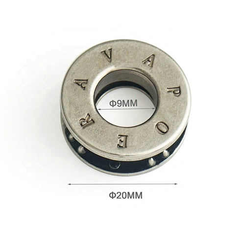 Bag Hardware High Grade Custom Metal Eyelets Grommets With Logo For Handbags