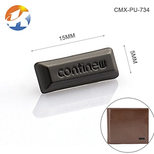Custom Gunmetal Matt Metal Bag Tags