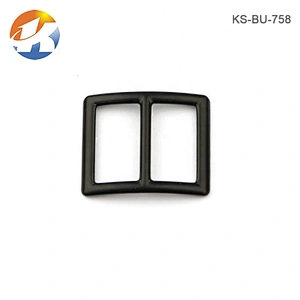 Wholesale Alloy 16mm Black Metal Cap Buckle, Custom Small Adjustable Metal Buckle for Shoes