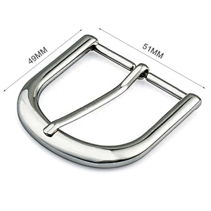 Custom Zinc Alloy Nickel Metal Pin Buckle, Wholesale Man Belt Buckle