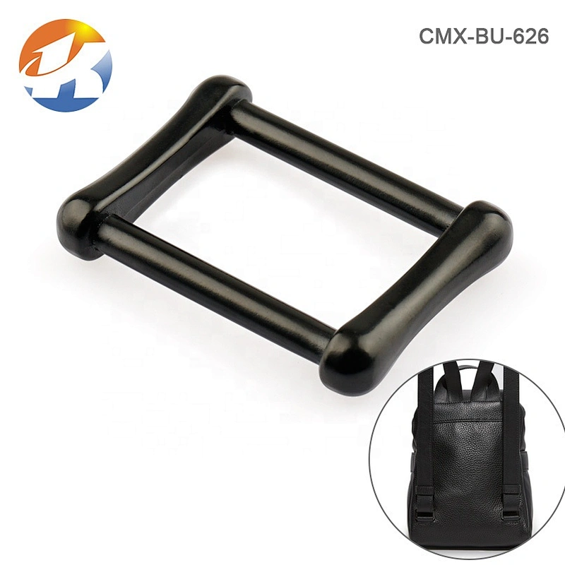 Custom Wholesale Backpack Accessories Black 1 Inch Metal Buckle for Bag's Strap