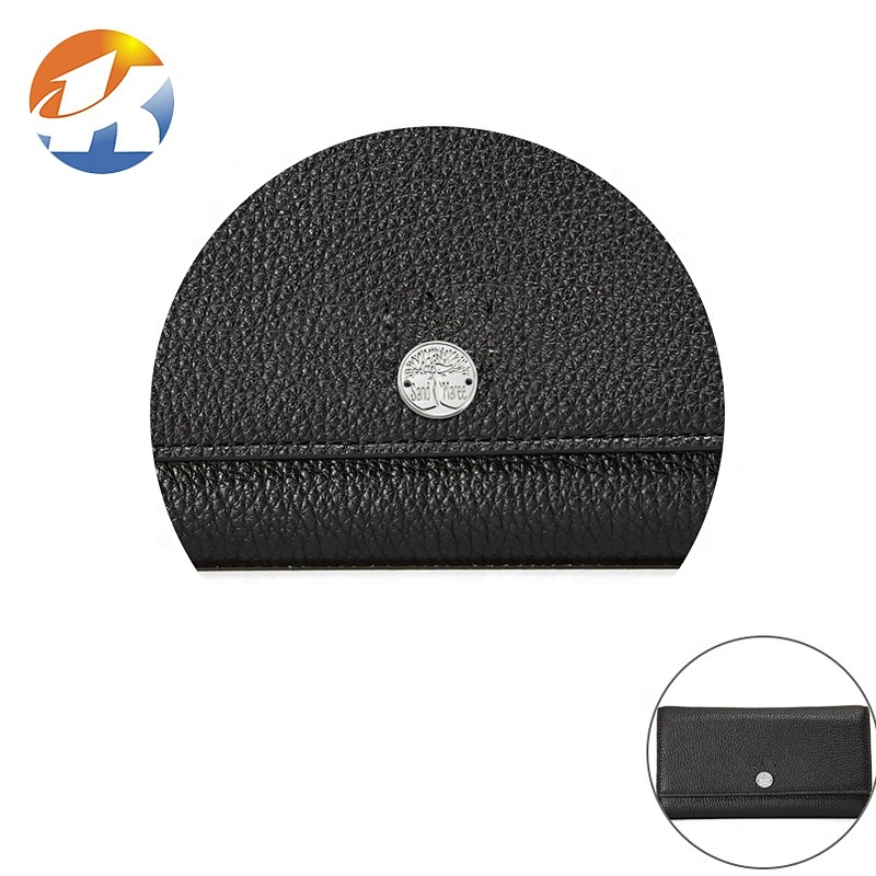 High Quality Garment Accessories Sewing Clothing Metal Labels, Clothing Logo Label Metal Custom Round with Holes for Swimwear