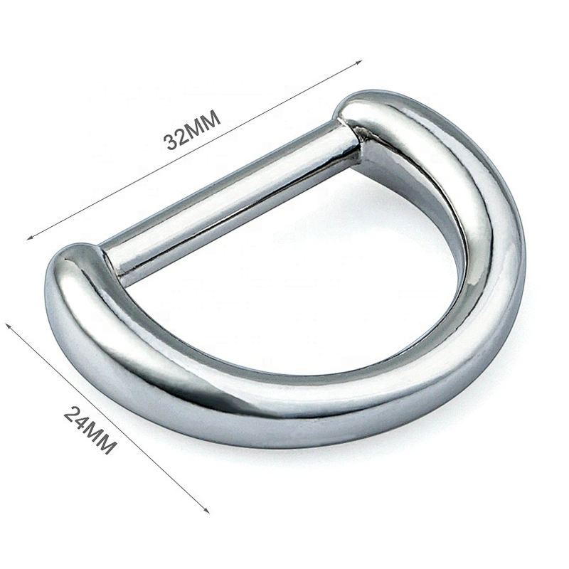 Wholesale Hardware Accessories Zinc Alloy Metal D Ring For Bag Strap