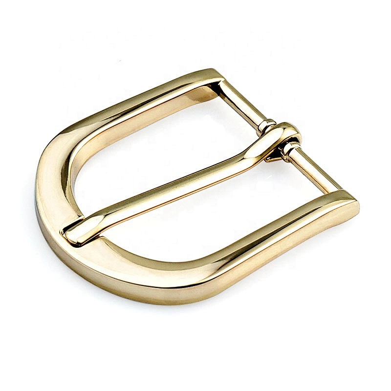 Wholesale Zinc Alloy Gold Plated Design Logo Pin Buckles Belt Metal Manufacturers, Eco-friendly Custom Belt Buckle for Men