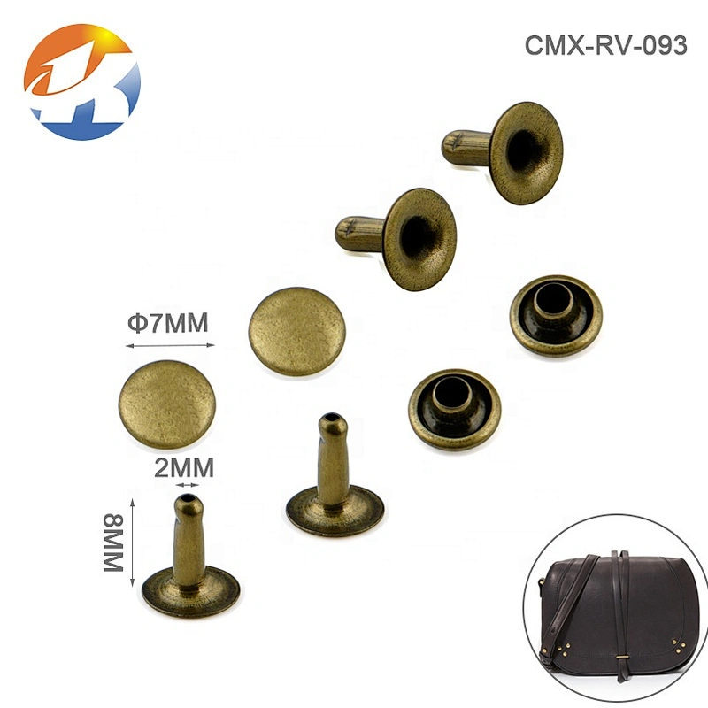 Wholesale Antique Brass Clothing Studs, Bags Cases Metal Rivets For Bag Accessories