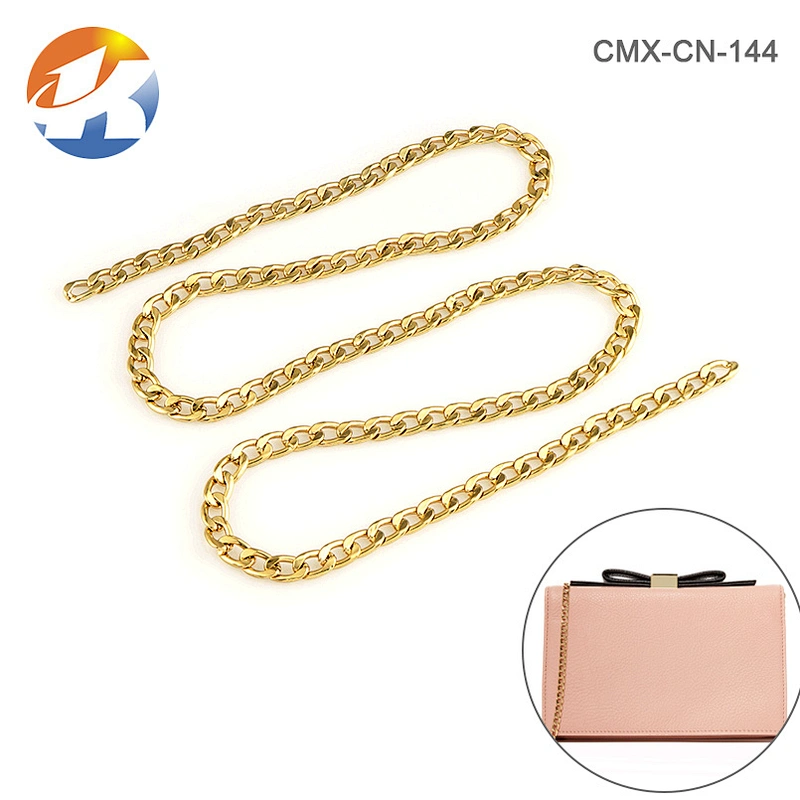 Fashion Gold Plated Metal Chains For Bags
