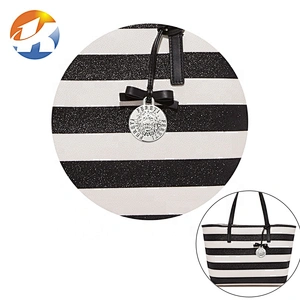 Lion Custom Engraved Handbag Metal Logo Plate