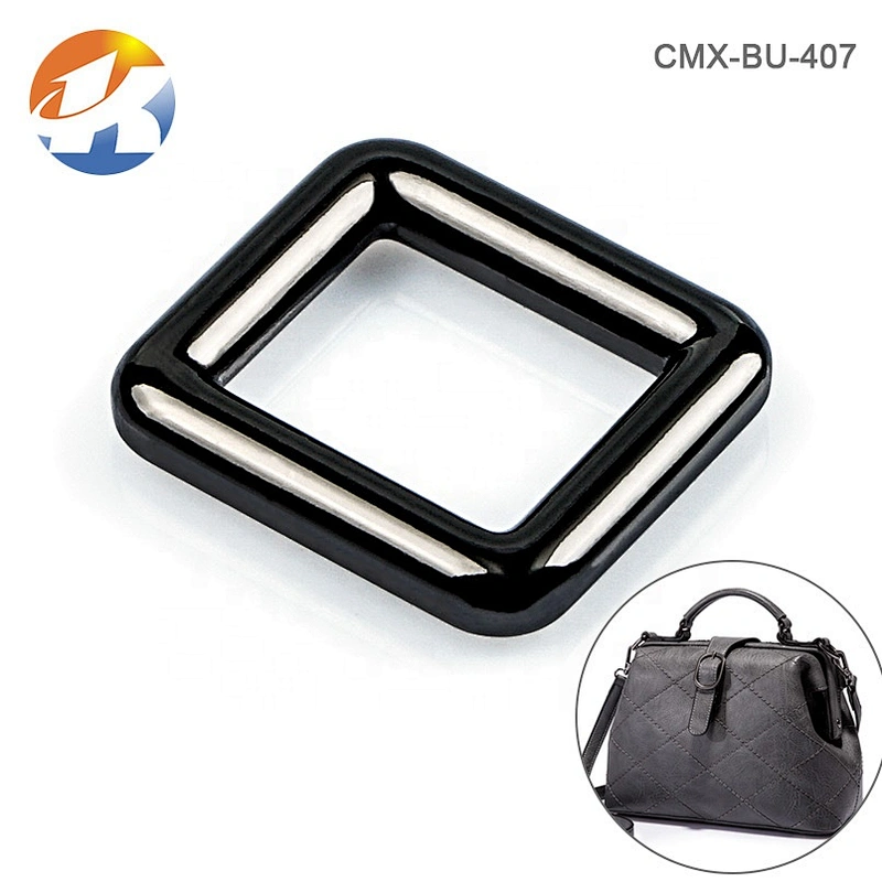 Wholesale Bag Accessories Gunmetal Square Metal Ring Buckle 20mm, Professional Metal Backpack Buckle Supplier