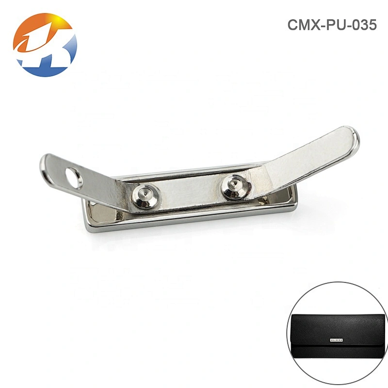 Zinc Alloy Nickel Engraved Metal Bag Logo Small, Top Quality Handbag Accessories Custom Metal Plate Logo Label for Purse Wallet