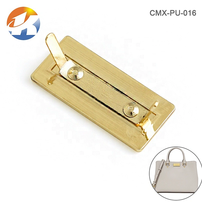 ODM OEM Alloy Metal Plate With Engraved Logo, Custom Metal Brand Logo Label For Handbags*