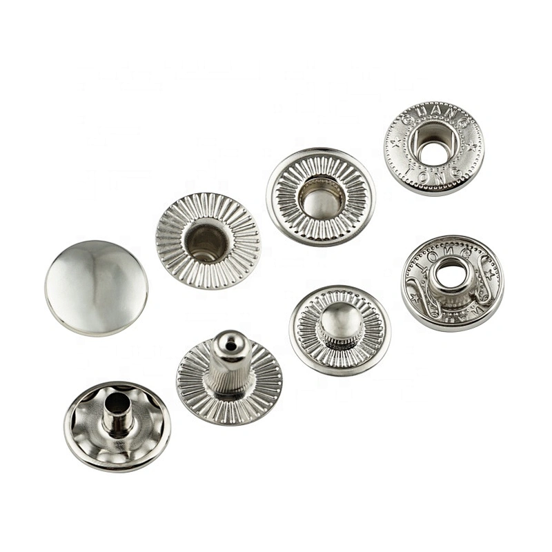 Dongguan Factory Custom Leather Jacket Hardware Snap Button,  Gold 12Mm Snap Button For Clothes
