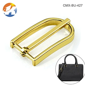 Wholesale Fashion Gold Plated Metal Pin BUckle, New Design Fancy Metal Pin Buckle for Handbags