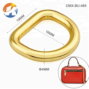 Wholesale Hardware Accessories Zinc Alloy Metal D Ring For Bag Strap