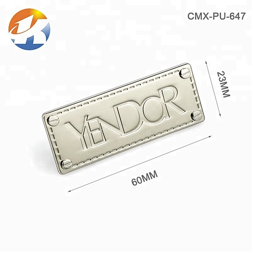 Handbag Hardware Suppliers Nickel Plated Metal Logo