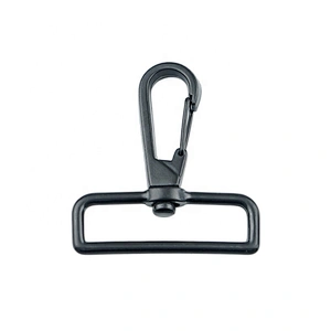 Factory Direct Wholesale 2 Inch Alloy Dog Metal Spring Snap Hook, Brushed Nickel Metal Snap Hook for Bag Strap
